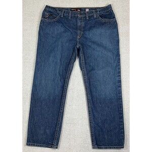 Ariat FR Jeans M3 Loose Straight Men's 46x32 Flame Resistant Blue Denim Workwear